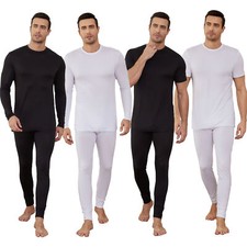 Ropa interior térmica para hombre capa base top largo Johns suave ligero cepillado cálido Thermal Ropa Interior price