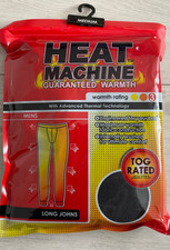 Máquina de calor térmica para hombre Johns clasificación de calor 3 talla M nueva Thermal Ropa Interior price