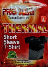 CAMISETA TOP TÉRMICO CAPA BASE MANGA CORTA ROPA INTERIOR CÁLIDA TOP NEGRO Thermal Ropa Interior price