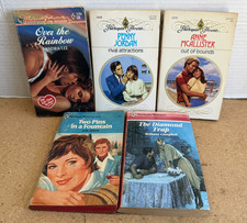 Lot of 5 Harlequin Romance Books Vintage Novels All Different Miscellaneous Novels price