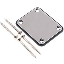 Placa de mástil de bajo eléctrico de Metal con tornillos, piezas de guitarra Eléctrico Guitarras price