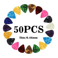 50 púas coloridas de guitarra de celuloide para bajo eléctrico acústico Eléctrico Guitarras price