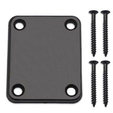 Placa de mástil de bajo eléctrico de Metal con tornillos, piezas de guitarra Eléctrico Guitarras price