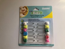 Juego De 12 Emprendible Alfileres Del Pañal, Para Cuna De Bebe, Canastilla Pañal para bebé price