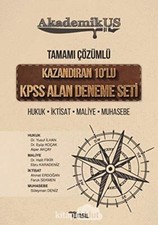 Akademikus KPSS Alan Deneme Seti: Tamam? ??z?ml? 10 Deneme KPSS price
