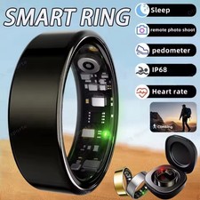 Anello Smart Ring Con Funzione Cardiaca Monitoraggio Sonno Impermeabile Unisex Oro Anillo price