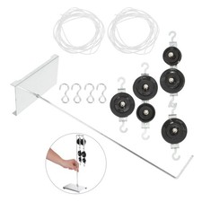 2 Sets Pulley Block Pully Physics Experiments Metal Hardware Fixed Physics price