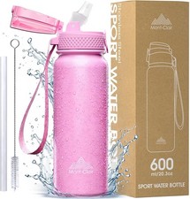 Botella de agua de acero inoxidable de 600 ml con pajita aislada a prueba de fugas mantener frío Agua Biberón price