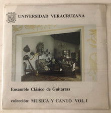 ENSAMBLE CLASICO DE GUITARRAS -COLECCION MUSICA Y CANTO VOL. 1- MEX LP CLASSICAL Classical Guitarras price