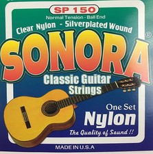 Cuerdas para guitarra clásica Sonora extremo de bola de nailon.  Juego Cuerdas D Guitarra SP150 Classical Guitarras price