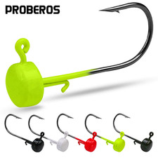 Gancho de pesca con cabeza de plomo plantilla 5 piezas 2,8 g-3,5 g-4,6 g-7 g gancho de pesca para señuelo cebo Fishing Hook (Jig) price