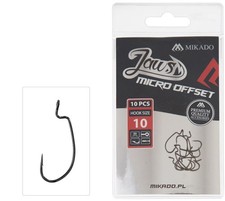 Mikado Jaws Micro Offset Plantilla Señuelo Gancho de Pesca - Púas - Paquete de 10 - Todos los Tamaños Fishing Hook (Jig) price