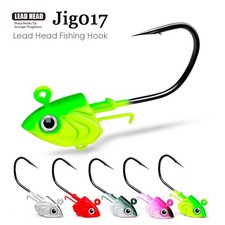 1 pieza Señuelo de cabeza de plomo Plantilla gancho de pesca 30-35-45 g gancho de calar para cebo de señuelo suave Fishing Hook (Jig) price