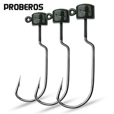 Gancho de pesca con cabeza de plomo plantilla 5 piezas 3,5 g-5 g-7 g gancho de pesca para señuelo cebo de gusano Fishing Hook (Jig) price