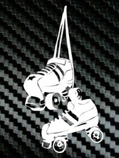 Hanging up your roller skates derby Vinyl Decal Sticker Car truck laptop girl Skates price