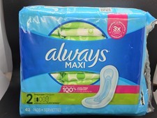 Always Maxi Almohadillas Largas Super Almohadillas Talla 2 Absorción Sin Perfume Sin Alas 42 Ct Sanitary Pads y Tampons price