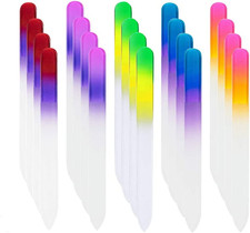 Set 20 Limas de Cristal con Funda Plástico Doble Cara Cuidado Profesional Unas Cara Cuidado Sets price