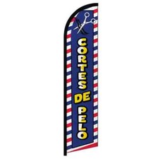 Cortes De Pelo Sin Viento Manga Completa Pluma Publicidad Peluquería Estandarte Bandera Pelo Dye price