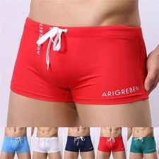 Pantalones cortos de natación de verano para hombre Trajes de baño Bañadores Ropa interior Calzoncillos boxer Pantalones Boxer de hombre price
