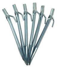NUEVO: Clavijas para tienda de campaña Basha Bivi resistentes y duraderas de 9 pulgadas - Paquete de 6 Camping Accesorio price