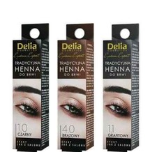 DELIA HENNA TRADICIONAL PARA CEJAS ELIGE TU TONO: NEGRO, MARRÓN, GRAFITO Maquillaje para cejas price