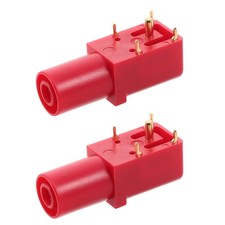 Conector hembra enchufe banana de alta corriente 2 piezas duradero ABS rojo para cable Red Cable price