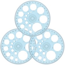 3 piezas Transportadores de geometría 360 grados Transportador Brazo oscilante Regla de medición de ángulo Geometry price