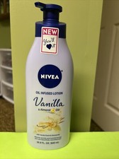 Loción con infusión de aceite Nivea aceite de vainilla y almendras 16,9 fl oz - nueva y sellada Sun Cremas y Lociones price