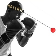 Pelota de Boxeo con Cinta Cabeza Entrenamiento Reflejos Muay Thai Pelotas price
