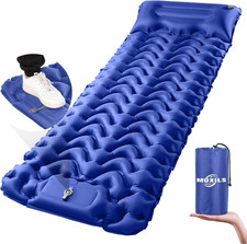 Colchón Ultraligero Camping con Bomba Integrada Compacto Ligero con Bolsa Azul Sleeping Bolso price