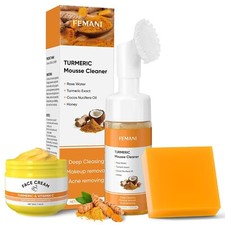 Crema De Curcuma Día y Noche Hidratante Para Las Manchas En La Cara Piel 3 piezas Noche Cremas price