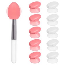 10 piezas Cubiertas de silicona para cepillos de labios anti pérdida Cuidado de labios Cubiertas de cepillo Protectores Labios Lip Cuidado/ Protectors price