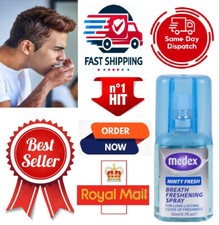 4 X MEDEX 20ml COMO NUEVO REFRESCANTE DE ALIENTO FRESCO SPRAY BOCA MAL ALIENTO LARGA DURACIÓN Mouthwash y Spray price