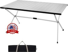 Mesa De Camping Portátil Plegable Para Picnic Al Aire Libre Con Altura Ajustable Camping y Picnic Mesa price