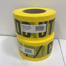 2 rollos de cinta de barricada estándar de precaución/cuidado. X 1000 pies Hand Cuidado price