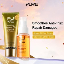Morocco Argan Oil Hair Serum & Hair Mask Hair Care Sets Smoothing Shine Strength Pelo Cuidado Masks y Serums y Sprays price