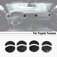 For Toyota Tacoma 2016-2023 Carbon Fiber Air Condition Vent Outlet Cover Trim 8P Fitness Conditioning Accesorios price