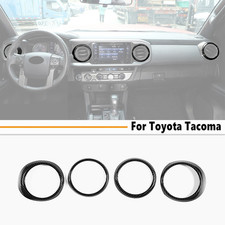 For Toyota Tacoma 2016-2023 Carbon Fiber ABS Air Condition Vent Outlet Ring Trim Fitness Conditioning Accesorios price