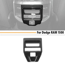 For Dodge Ram 1500 19-25 Carbon Rear Air Condition Vent Outlet Panel Trim Covers Fitness Conditioning Accesorios price