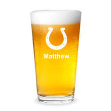 Vaso de pinta de cerveza grabado personalizado de fútbol americano Indianapolis Colts de 16 oz Football Equipamiento price