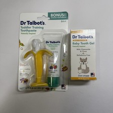 Pasta de dientes de entrenamiento para niños pequeños Dr. Talbot's cepillo de dientes y gel de dientes para bebés Pasta de Dientes para bebé price