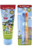 Paquete de 2 | Juego de 2 cepillos de dientes (dúo) y pasta de dientes | Ideas de regalos de fiesta para niños Pasta de Dientes para bebé price