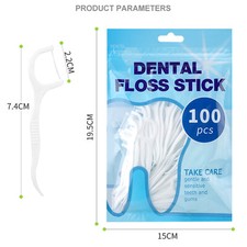 Palillos de hilo dental 100 un. palillos de dientes palillos de dientes cuidado de limpieza dental Dental Floss price