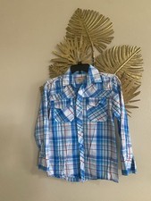 Camisa De Niño A Cuadro Manga Larga De La Talla 12 T- Camisa de niño price
