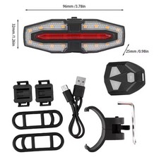 Luces Traseras De Bicicletas Con Control Remoto,scooter Eléctrico O Patineta Led Eléctrico Bicicletas price