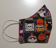 MASCARILLAS HECHAS A MANO. REVERSIBLE. TRIPLE CAPA. REUTILIZABLE. ADULTOS. HALLOWEEN 🎃 👻 Masks price
