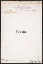 [Registro de marca por Hamilton Organ Company para Hamilton. órganos marca] Organs price