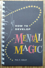 Cómo desarrollar magia mental por Paul R. Hadley (acto psíquico para 2 personas) Libros de mental desarrollo price