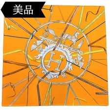 Bufanda de seda Hermes Carre 90 atracciones Reves multicolor auténtica Japón Shawl price
