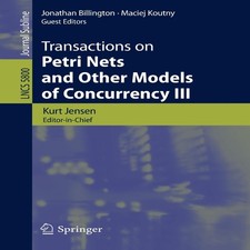 Transactions on Petri Nets and Other Models of Concurrency III Sp Libros de otros ordenador price